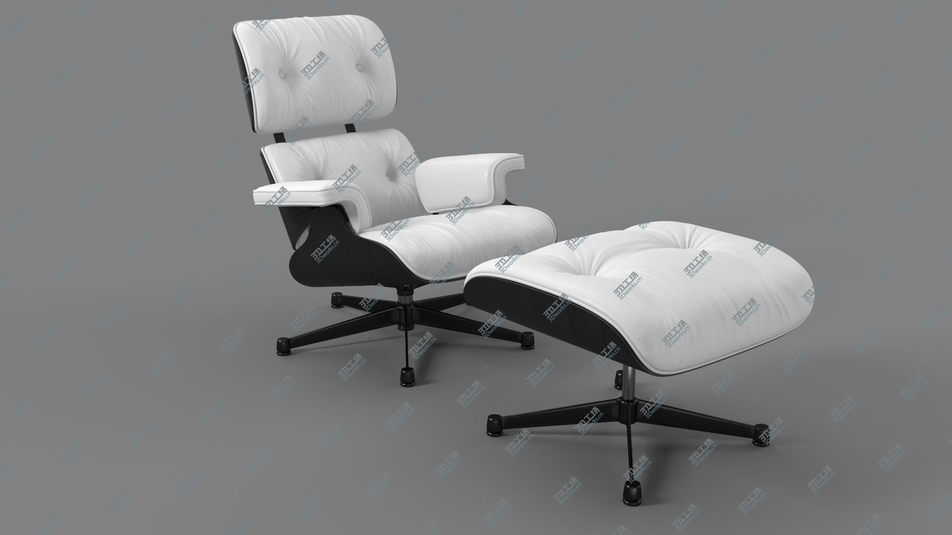 images/goods_img/202105072/Eames Vitra Lounge Chair 1956 BW 3D model/1.jpg